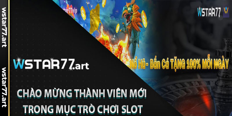 Chào Mừng Thành Viên Mới Trong Mục Trò Chơi Slot